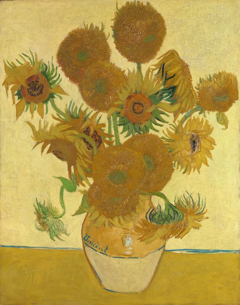  282-Vincent van Gogh-Vaso con dodici girasoli , 1888 - National Gallery, London 
